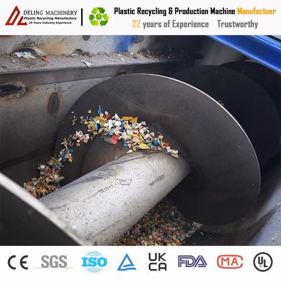 Linha plástica da lavagem e de reciclagem da garrafa do animal de estimação de Yatong/PE dos PP do animal de estimação que esmaga & máquina de lavar